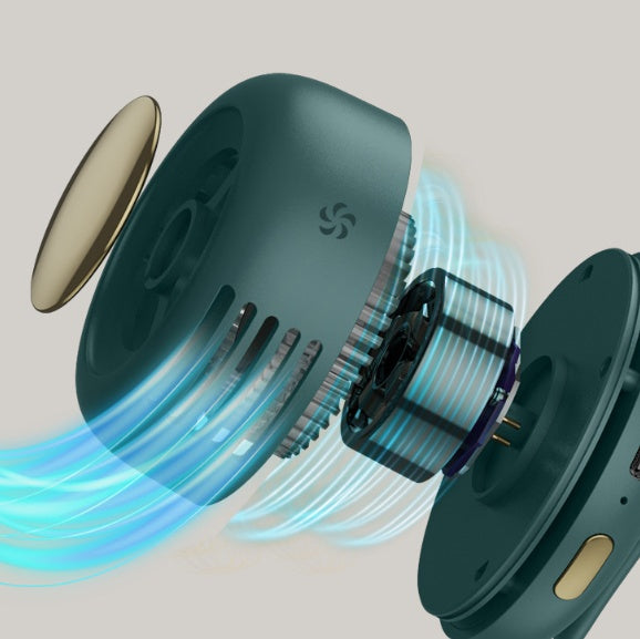 Clip-On Leafless Fan – Hands-Free Cooling Anywhere!